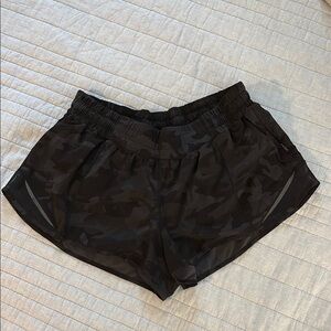 Black Camouflage Women's Shorts